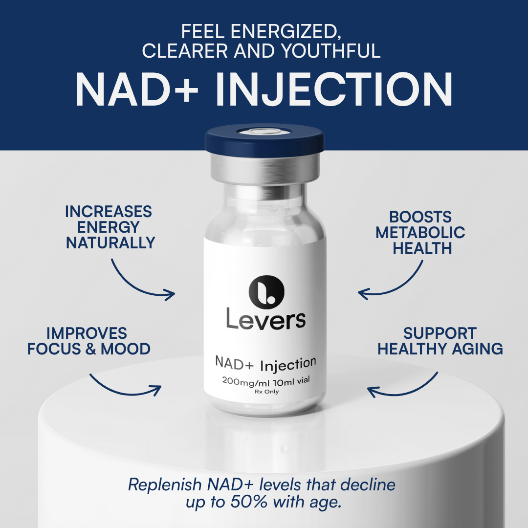 NAD+ Injection Levers.Health NAD+ Injection Levers.Health
